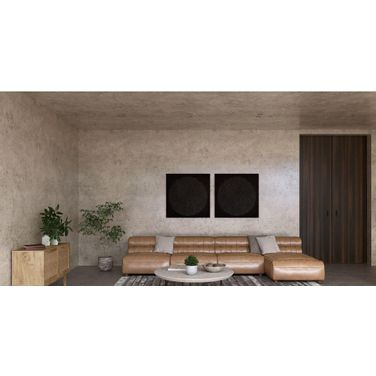 Ramsay Brown Leather Modular Sectional