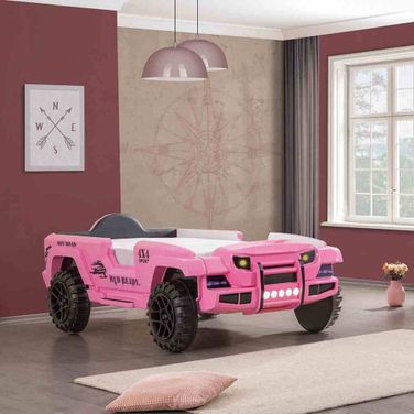 Randlar Off-Road SUV Twin Bed In Pink