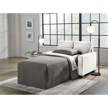 Rannis Twin Sofa Sleeper In Snow