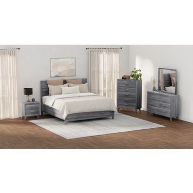 Rappa Storage Bedroom Set In Warm Gray