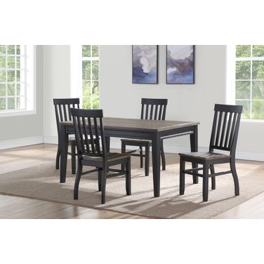 Raven Noir 5 Piece Dining Set