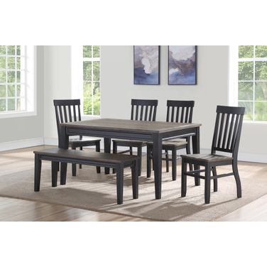 Raven Noir 6 Piece Dining Set