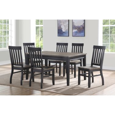 Raven Noir 7 Piece Dining Set
