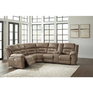 Ravenel 3-Piece RAF Power Reclining Sectional In Fossil