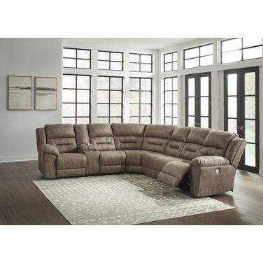 Ravenel 4-Piece LAF Power Reclining Sectional In Fossil