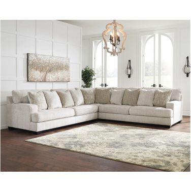 Rawcliffe 3-Piece Sectional In Parchment