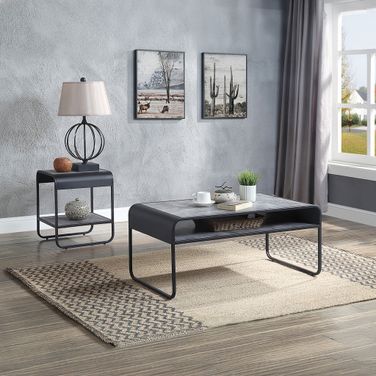 Raziela Occasional Table Set In Gray