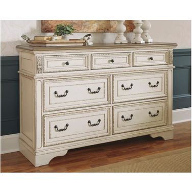 Realyn Two Tone 7 Drawer Dresser