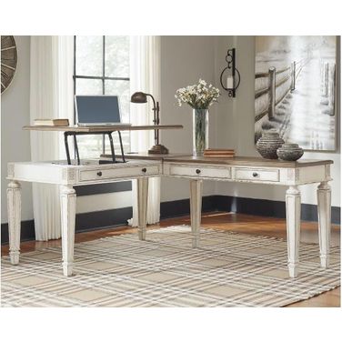 Realyn 60 Inch L-Shaped Home Office Desk