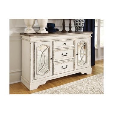Realyn White Dining Room Server