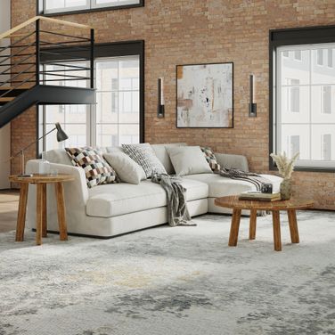 Reclamation Occasional Table Set In Rustic Brown