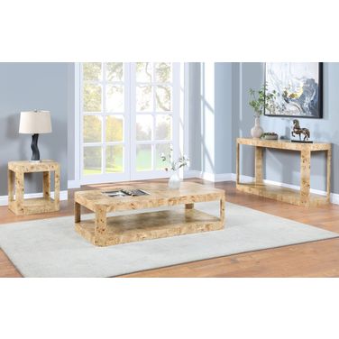 Reeves Occasional Table Set In Burl