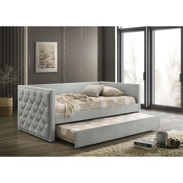 Renzi Twin Daybed with Trundle In Gray