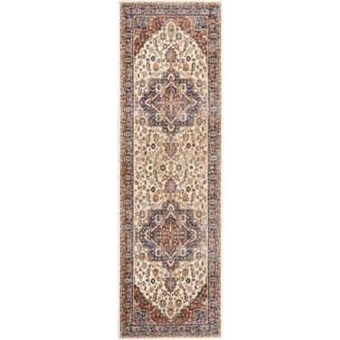 Reseda Cream 2'3" x 7'6" Runner Area Rug
