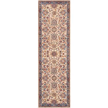 Reseda 2'3" x 7'6" Runner Area Rug In Cream and Beige