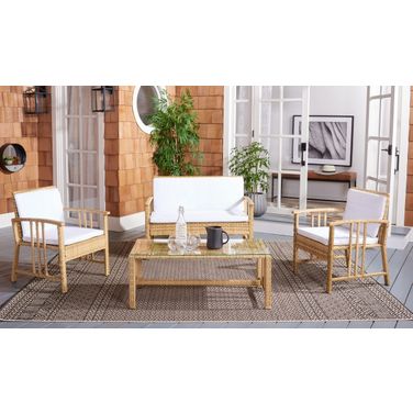 Reslor 4 Piece Living Set In White