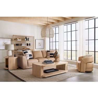 Retreat Rectangle Occasional Table Set In Light Wood