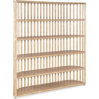 Retreat Slatted Bookcase In Light Wood