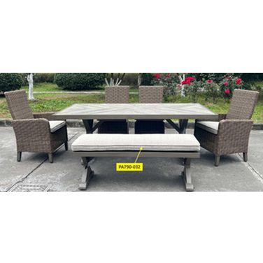 Revare Beach Bench Seat Cushion In Beige