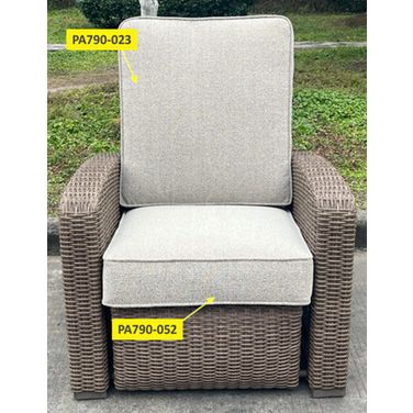 Revare Beach Seat Cushion In Beige