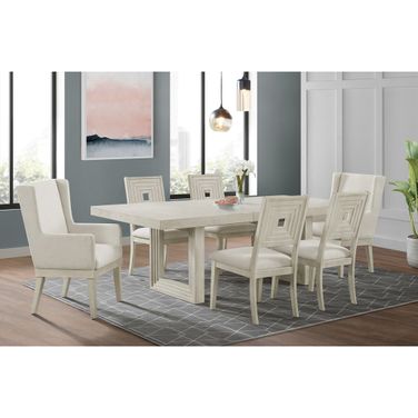 Rhiannon Rectangular Dining Room Set In Antique White