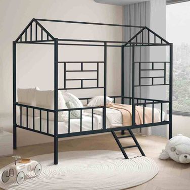 Rhonda Twin Loft Bed In Black