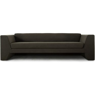 Rift Sofa In Moss Green Performance Velvet