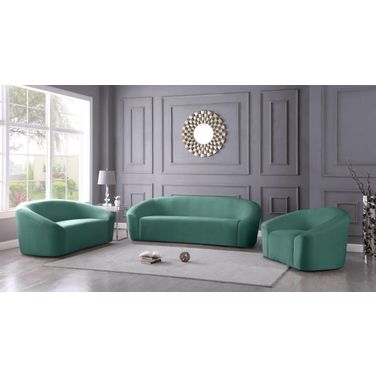 Riley Living Room Set In Mint