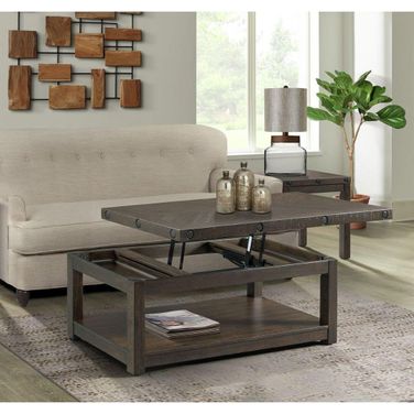 Rio Charcoal Lift Top Occasional Table Set
