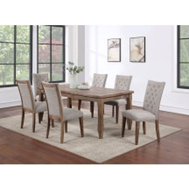 Riverdale 7 Piece Dining Set In Brown