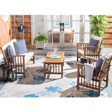 Rocklin 4 Piece Outdoor Set In Natural