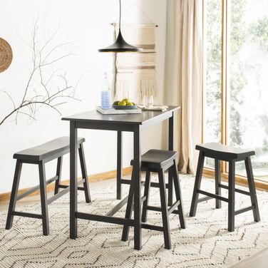 Ronin Grey 4 Piece Pub Table Set