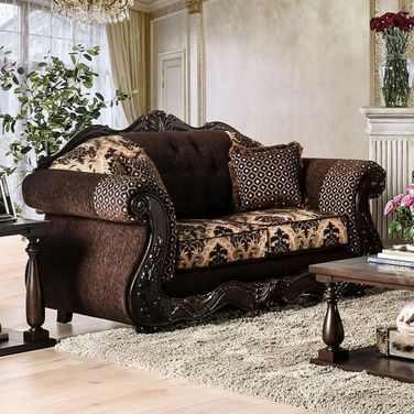 Ronja Loveseat In Dark Brown