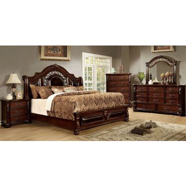 Flandreau Brown Panel Bedroom Set