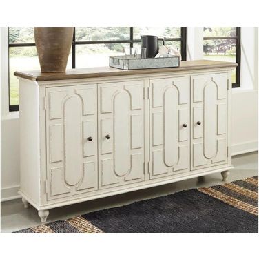 Roranville Antique White Accent Cabinet
