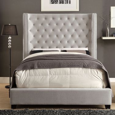 Rosabelle Eastern King Bed In Ivory