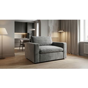 Rosedale Chair In Grey Velvet