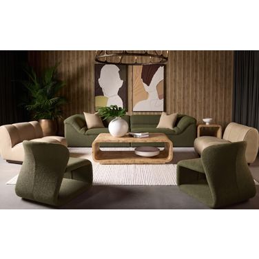 Rowena Occasional Table Set In Natural and Brown