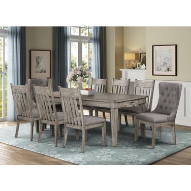 Rustic Leg Dining Table With Drawers