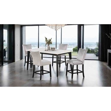 Sabro Rect Counter Height Table In Black and White