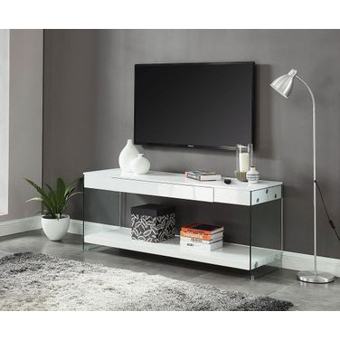 Sabugal White 60 Inch TV Console