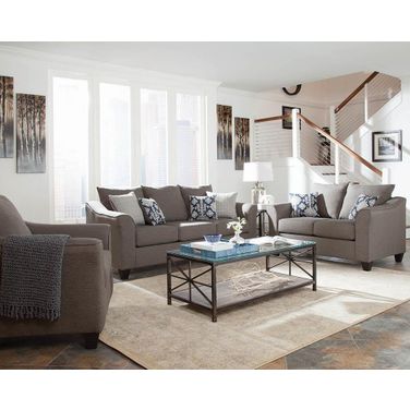 Salizar Flared Arm Chair Grey