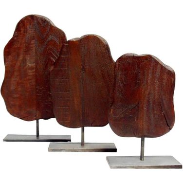 Sama Decor Set of 3 In Antique Brown 79107002