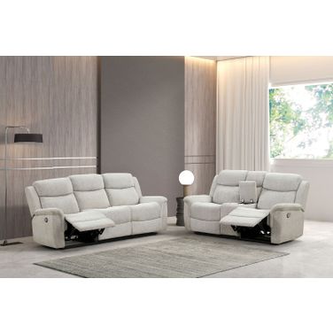 Sandbach Living Room Set In Light Gray