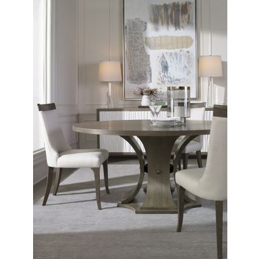 Sanford Round Dining Room Set In Greige