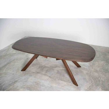 Sargans Dining Table In Rich Walnut
