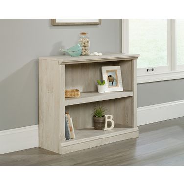 Sauder Select 2-Shelf Bookcase In Chalked Chestnut