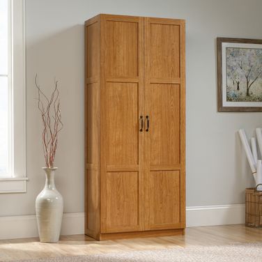 Sauder Select Storage Cabinet In Highland Oak