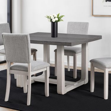 Sauro Dining Table In Gray