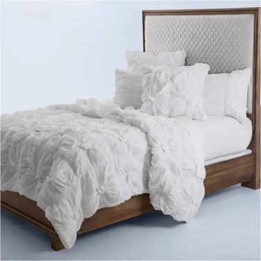 Savanna 2 Piece Twin Comforter Set In White